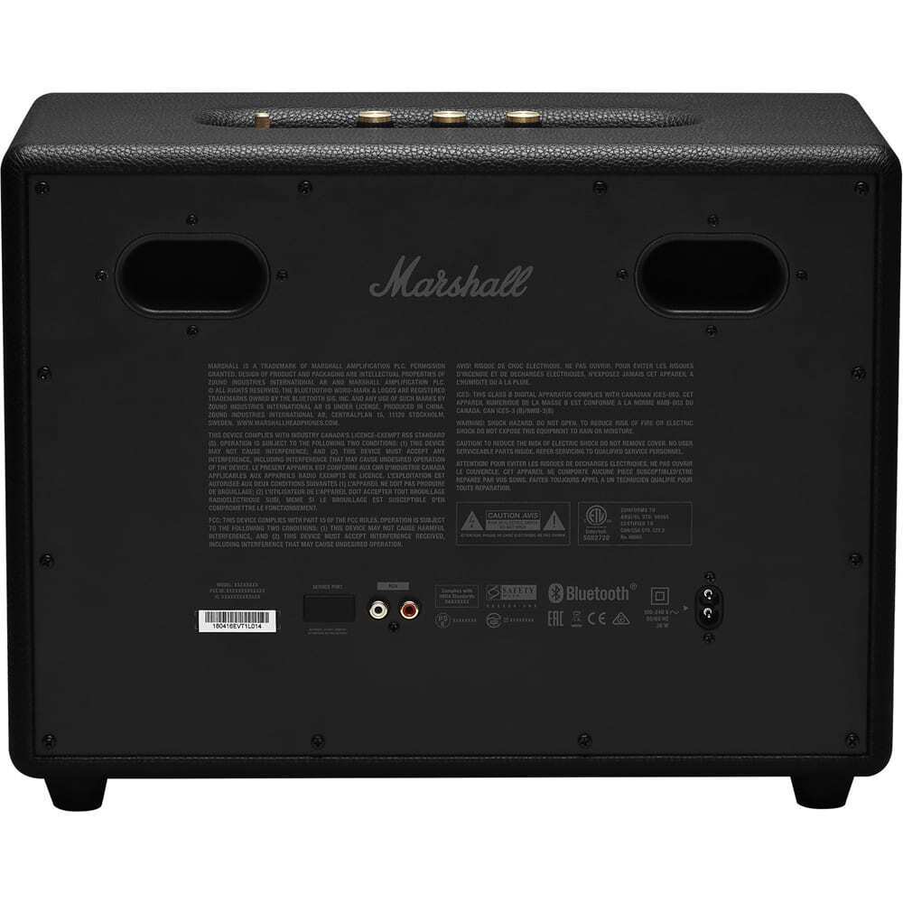 Marshall Woburn II Wireless Bluetooth Speaker - Black (NEW Marshall Woburn II Wireless Bluetooth Speaker - Black (NEW