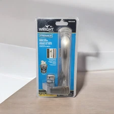 Wright Products Storm Door Lever VBR225SN Brookfield-Satin Nickel