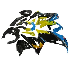 Shark Blue Yellow Fairing Kit For Kawasaki EX300R Ninja 300 2013-2017 Bodywork
