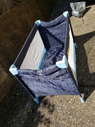 Kinderreisebett mit Matratze - Fillikid basic - Reisebett blau - Bild 3 von 3