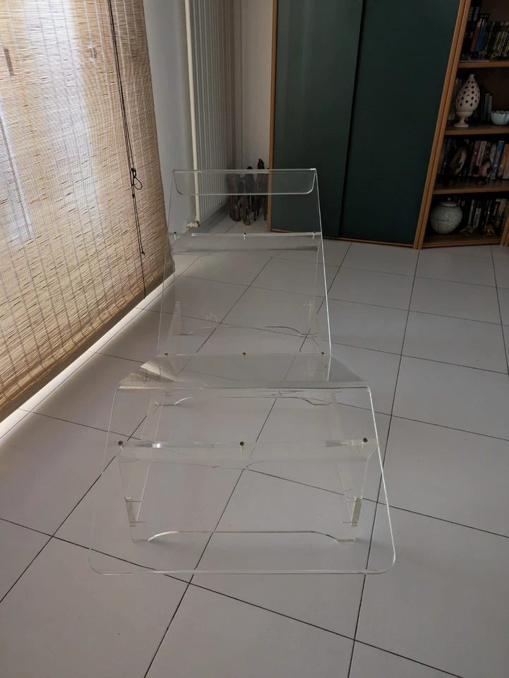 Chaise Longue di design in plexiglass trasparente - Immagine 2 di 4
