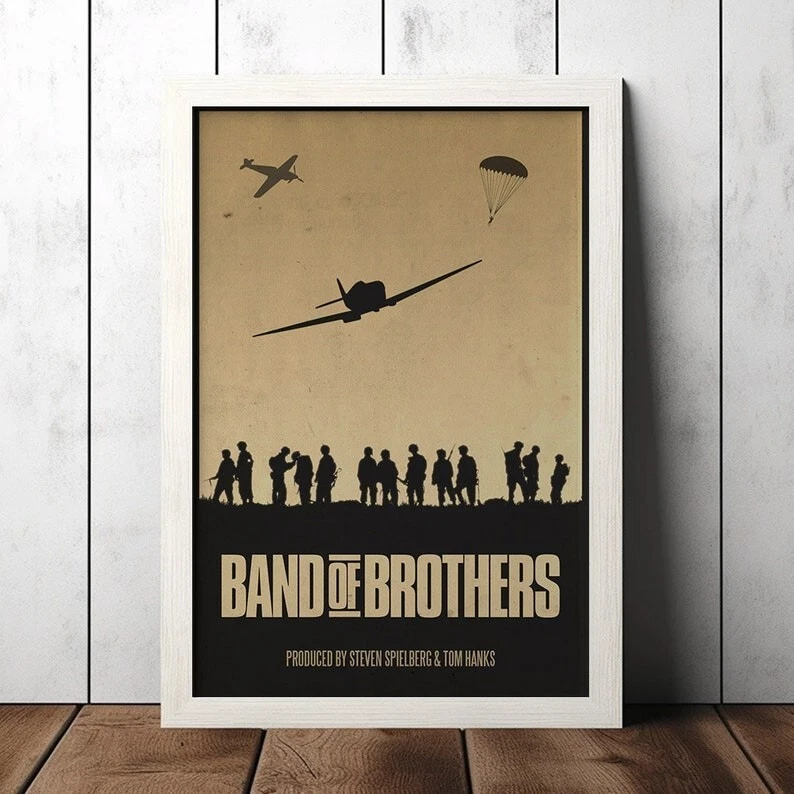 Band of Brothers 2001 Classic Movie Poster - Film Fan Collectibles - Home Decor