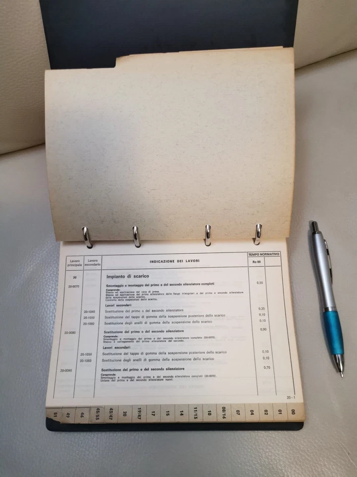 NSU RO 80 MANUALE TEMPI DI LAVORO - Immagine 4 di 4