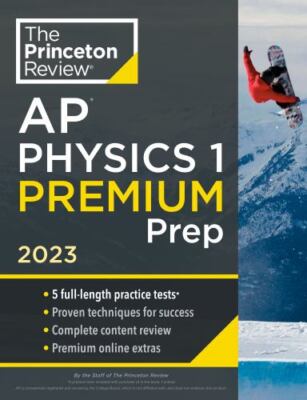 Princeton Review AP Physics 1 Premium Prep, 20- paperback, 9780593450833, Review