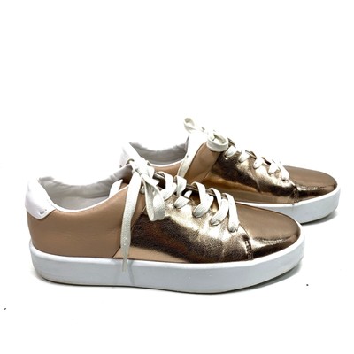 rose gold metallic shoes