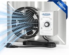 ALORAIR Ventilation Fan 260 CFM for Crawl Space, Basement, Garage, Attic