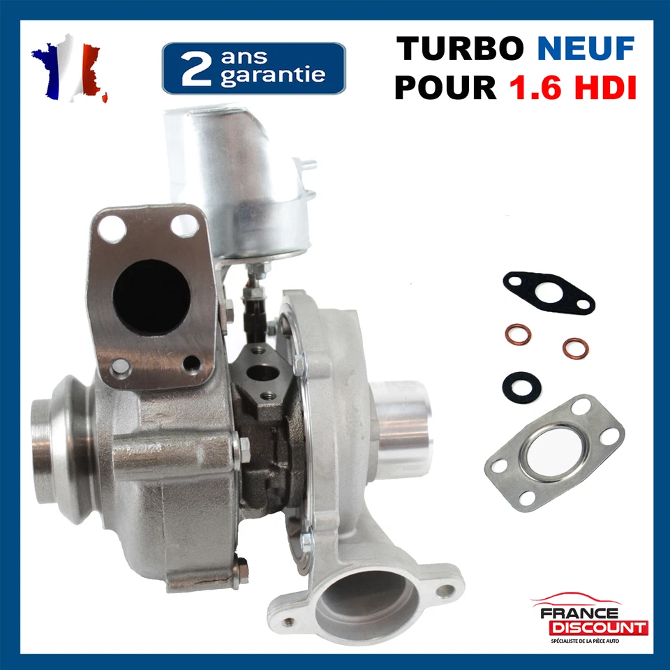 Turbo Neuf 1.6 Hdi 109 - 110 Ch pour 206 207 307 308 407 C3 C4 Picasso 3008 5008 - Immagine 2 di 4