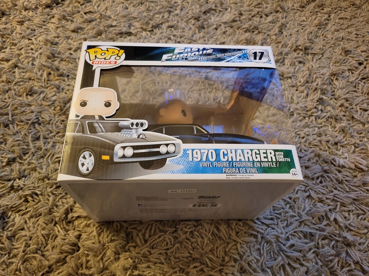 🔥NEW Funko POP! Rides #17 Fast & Furious 1970 Charger w/ Dom