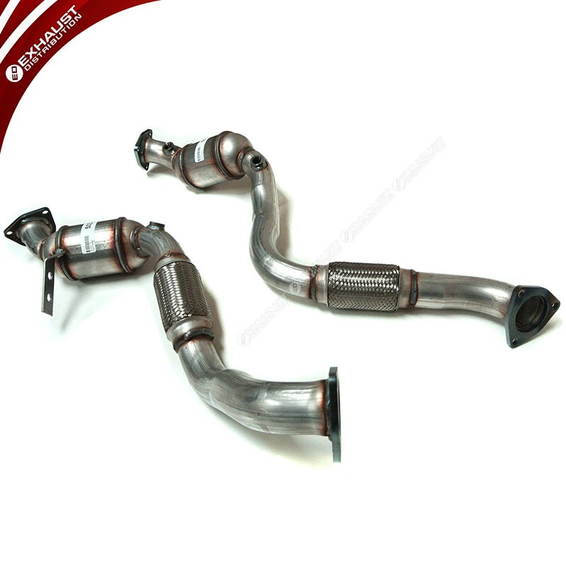VOLKSWAGEN Touareg 3.6L 2008-2009 Flex pipe Catalytic Converters 2 Pieces - Image 3 of 4