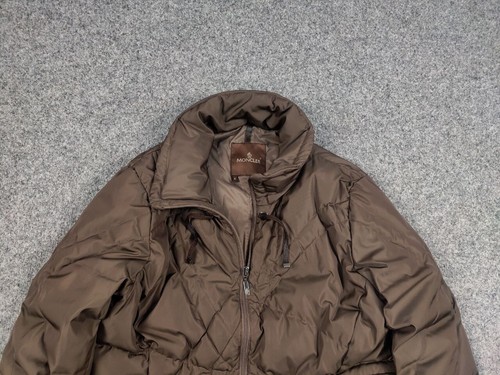 Vintage Moncler Down Puffer quality Brown Women's Jacket - Picture 8 of 24