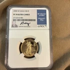2000W 10.00 Eagle PF 70 Ultra Cameo American Gold Eagle Signed By Edmund C Moy!