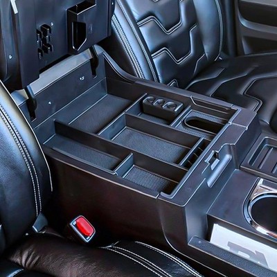 Center Console Organizer Tray with Black Trim for 2014-2021 Tundra