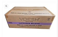 VOESH Pedi In A Box Deluxe 4 Step - Lavender Relieve Box of 50 Sets 