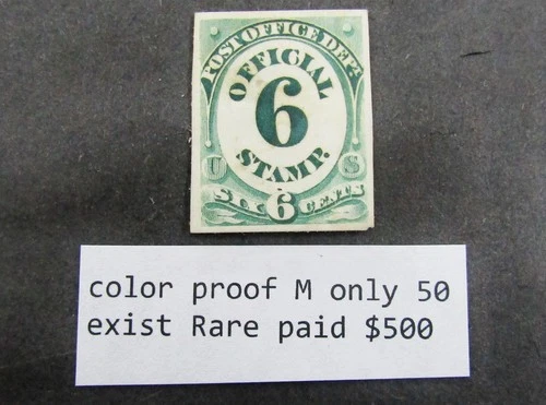 nystamps US Stamp Color Proof Mint Only 50 Exist Rare Paid $500   M20x934