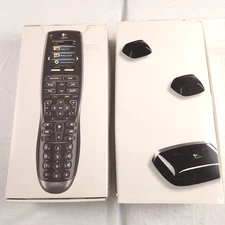 Logitech Harmony 900 Universal Remote With Charging Base & IR Blaster & Charger
