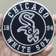 White Sox MLB Team Logo Iron On Patch-Sew Patch-Embroidered Patch