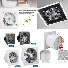 4" 6" 8" 10" Exhaust Fan Ventilation Extractor Fan 110V Wall-Mounted Blower NEW