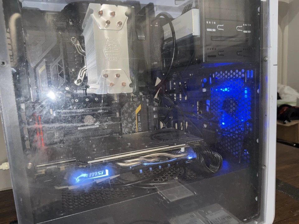 L@@K Custom Gaming PC Intel i5 7600 3.8Ghz Asus Mark Z270 MSI 1070 TI Titanium - Image 3 of 4