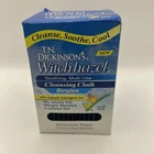 T.N. Dickinson's Witch Hazel Individual Towelettes Cleansing Cloth 14 Cloths
