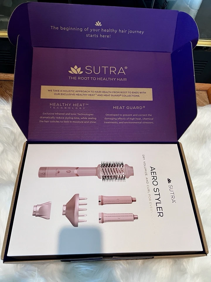 NIB Sutra Aero Styler Rose Gold Airwrap Dupe SOLD OUT MSRP $299 - Image 4 of 4