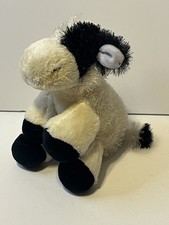 GANZ Webkinz Lil 'Kinz Cow HS003 Plush Black  White Animal Stuffed Toy No Code
