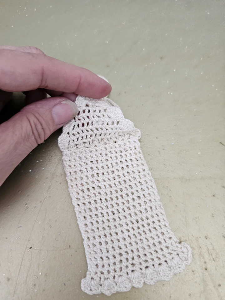 Antique Misers Purse Hand Crocheted - Image 3 of 4