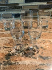 Lot of eight  Jack Daniels gentlemen  double bubble Low Ball ROCKS GLASSES