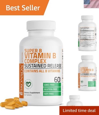 Super B Vitamin B Complex Sustained Slow Release 60 Tablets