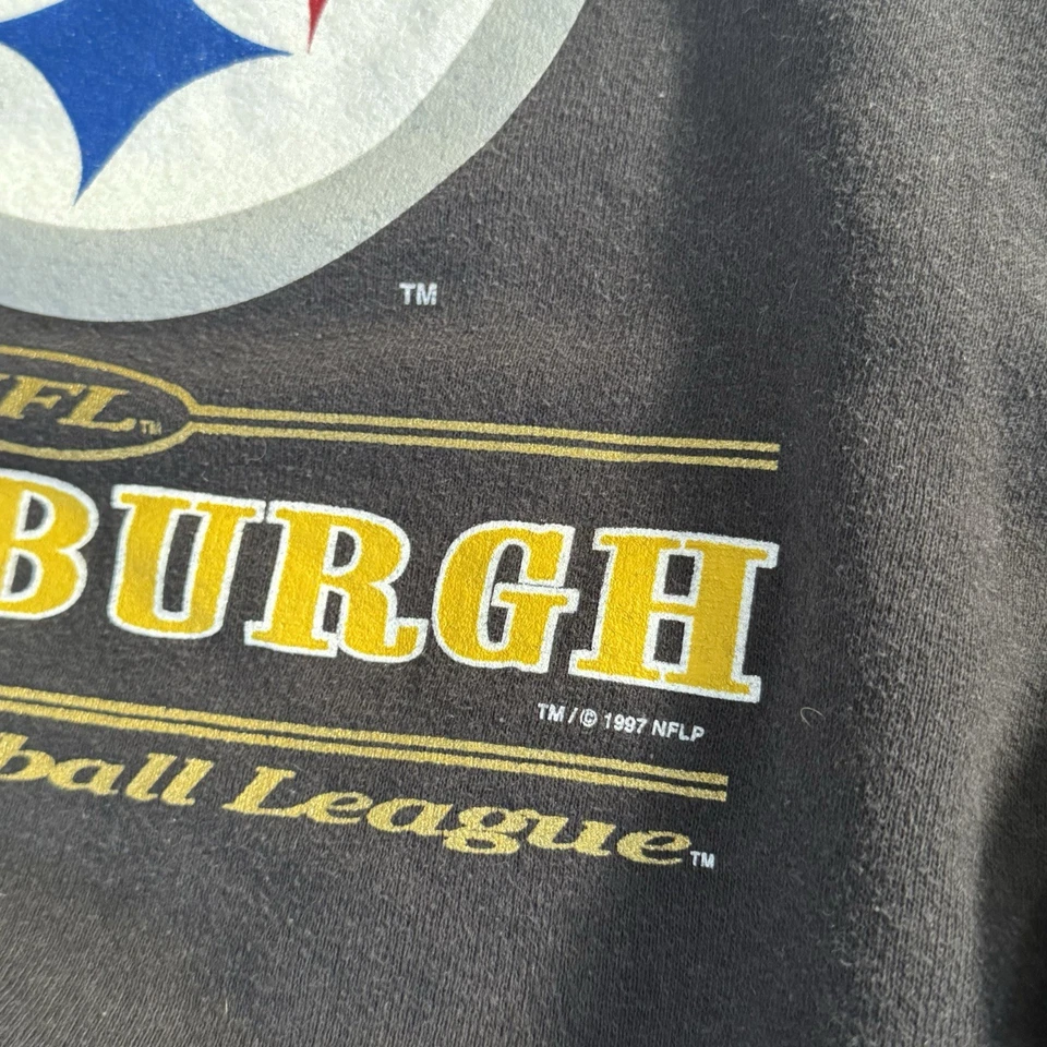 Sudadera De Colección Lee Sport Años 90 1997 Pittsburgh Steelers Juvenil XL Adulto Pequeña Foto 4 de 4