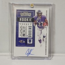 2020 Panini Contenders - RPS J.K. Dobbins #123 (AU, RC)