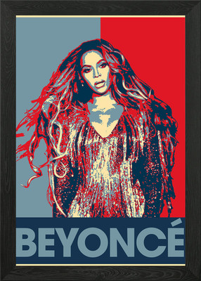 Beyoncé gerahmtes Wandbild Poster Leinwanddruck Bild