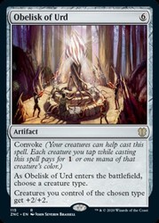 Obelisk of Urd 115 Rare Commander: Zendikar Rising Magic: The Gathering