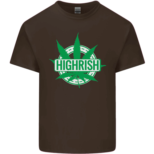 Highrish St Patricks Day Weed Drugs Funny Kids T-Shirt Childrens - Picture 8 of 77