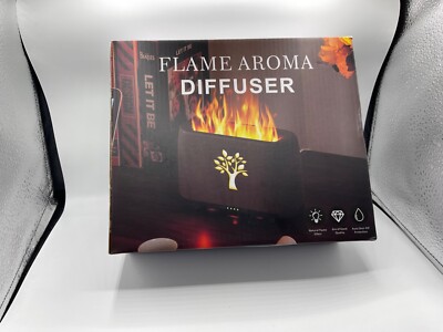 Cute flame aroma diffuser for aromatherapy essential oil