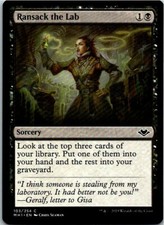 Ransack The Lab Magic The Gathering Modern Horizons Card Mint 4x x4