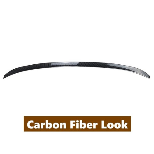 1x Rear Trunk Lip Spoiler Carbon Look Soft-TPU For BMW F30 3 Series F80 M3 12-18 - Picture 7 of 8