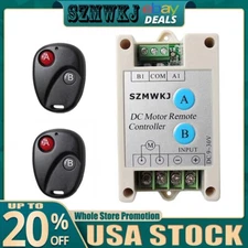 Positive Inversion Controller +Remote 12V/24V 10A For DC Motor Linear Actuators