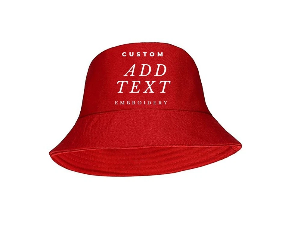 Custom Bucket Hat , Custom Summer Good Fit Bucket Hat, Wholesale