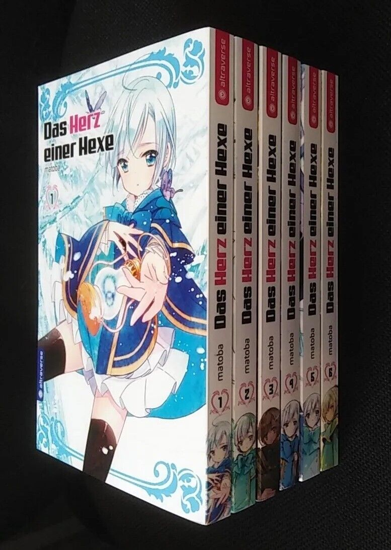 Thumbnail - Das Herz Einer Hexe Band 1 Bis 6 Manga Set Deutsch (matoba)