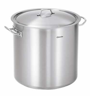 Bartscher Kochtopf Deckel Edelstahl Topf 100442 70 Liter Inhalt induktionsfähig