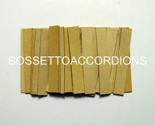 Accordion REED LEATHER LEATHERS VALVES SET OF 36 Size 4 Ventile für Akkordeons