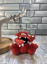 Rare Unique Hisat-Meanie Monster Keychain Optivar Promo Bauch & Lomb- NOS