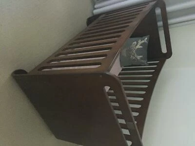 dark timber cot