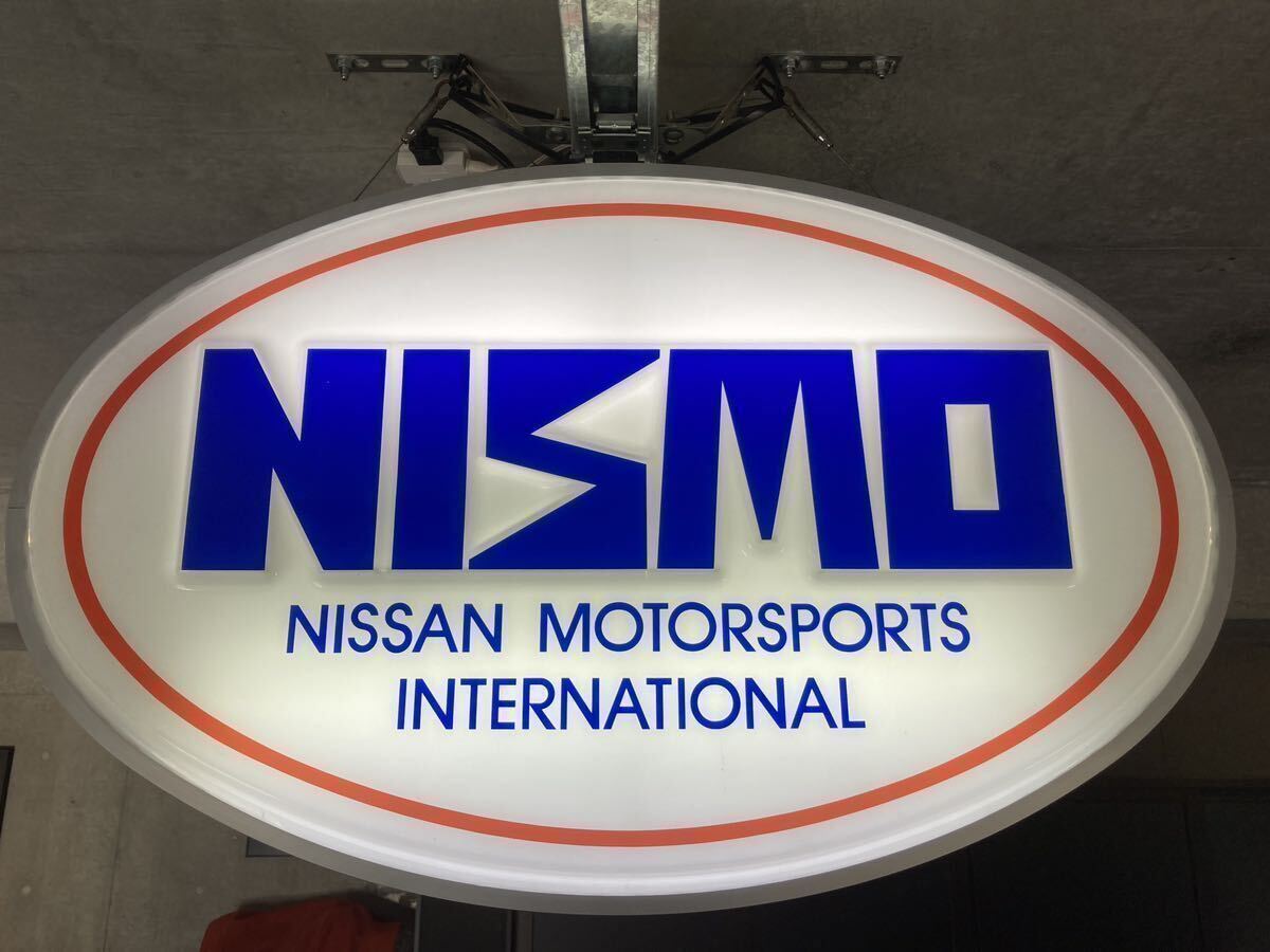 NISMO old Logo Shop Sign Light Illuminated Hanging Nissan NISMO old Logo Shop Sign Light Illuminated Hanging Nissan