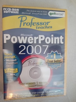 Professor Teaches Microsoft PowerPoint 2007 [NEU/VERSIEGELT] - PC (2006) Windows