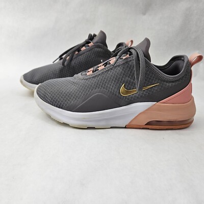 Nike Air Max Motion 2 Women's Grey Pink Running Shoes US 8.5 CU4925-001