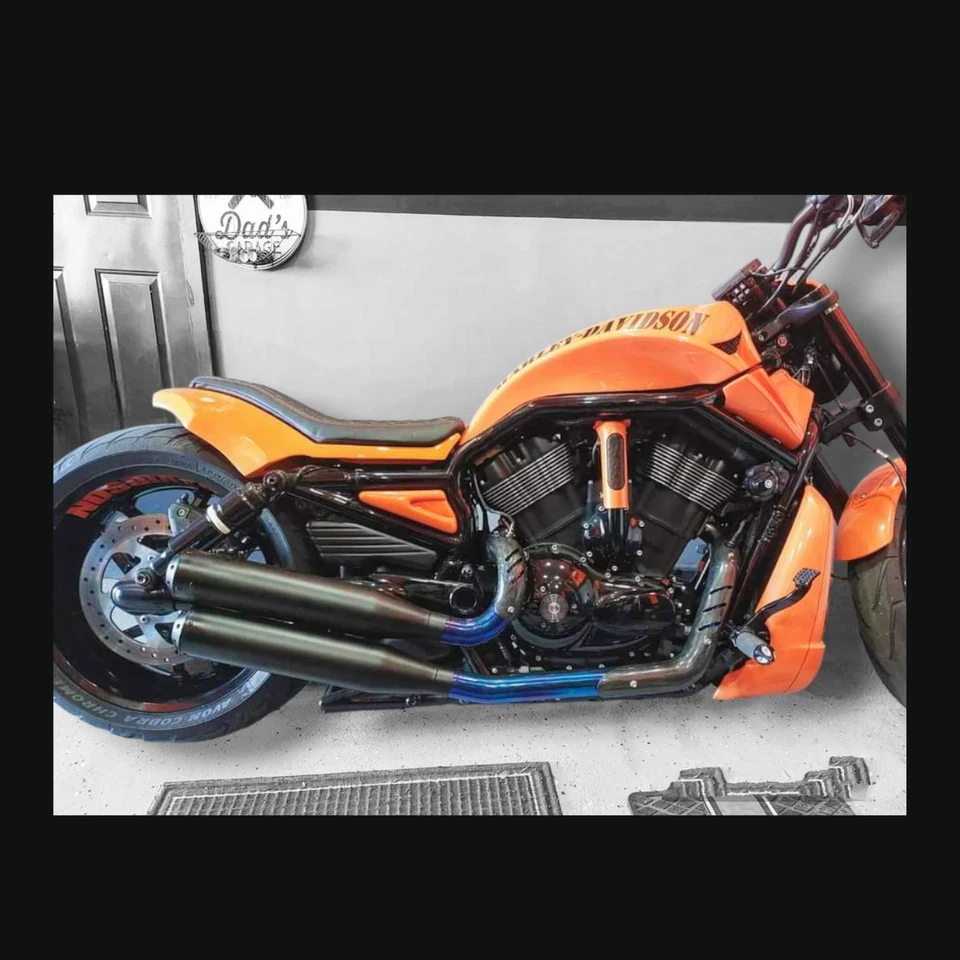 Escape GNARLY 2 em 2 de aço inoxidável para Harley-Davidson V-Rod Muscle VRSC 2009–17 - Imagem 3 de 4