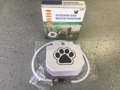 Outdoor Drinking Water Fountain with Extra Load Spring Trouble Free for Dog Pet