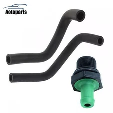 Engine Crankcase Breather Hose Black & PCV Valve Fit for 2007-2012 Nissan Altima