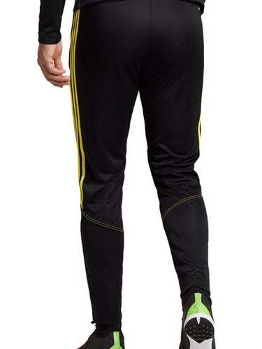 Adidas Hombre TIRO 23 Pantalones de Pista Club Negro Amarillo Correr Pantalones Informales para Correr IC1585 - Imagen 2 de 5
